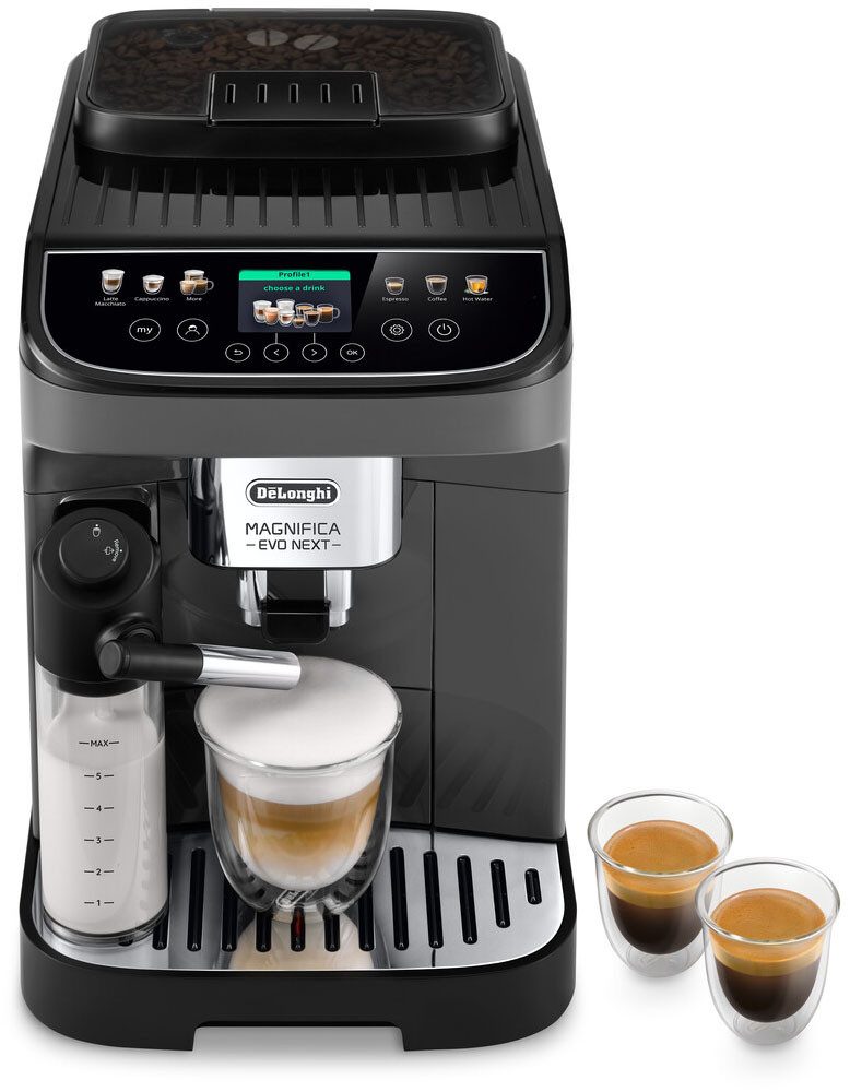De'Longhi Magnifica Evo Next ECAM310.60.GB Kaffeevollautomat – 2,4" Touch-Display, 10 Rezepte