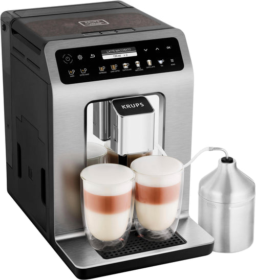 Krups EA894T Evidence Plus Kaffeevollautomat – 14 Getränkevariationen, 3 Heißwasserstufen