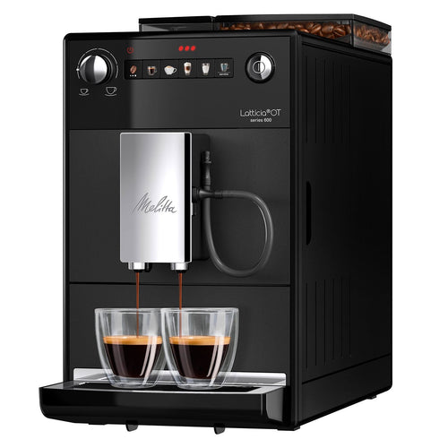 MELITTA F300-103 Kaffeevollautomat – LATTEperfection System inklusive Milchsystem, One Touch Bedienung