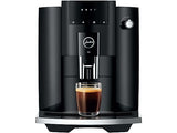 JURA E4 Piano Black Kaffeevollautomat – Professional Aroma Grinder, 3D-Brühprozess, 3 Intensitäten 1