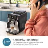 Philips EP5547/90 Kaffeevollautomat mit 5 Eco-Einstellungen – 20 Kaffeespezialitäten, LatteGo, SilentBrew, 4 Benutzerprofile, Chrom-Weiß 6
