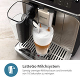 Philips EP5547/90 Kaffeevollautomat mit 5 Eco-Einstellungen – 20 Kaffeespezialitäten, LatteGo, SilentBrew, 4 Benutzerprofile, Chrom-Weiß 4