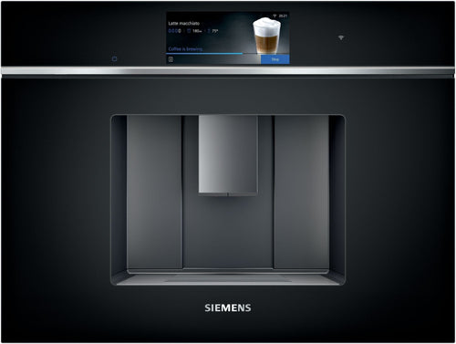 Siemens Einbau-Kaffeevollautomat mit Home Connect – automatische Milchsystemreinigung, 30 Profile, AromaSelect