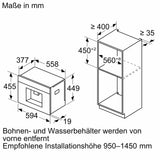 Siemens Einbau-Kaffeevollautomat mit Home Connect – automatische Milchsystemreinigung, 30 Profile, AromaSelect 4