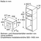 Siemens Einbau-Kaffeevollautomat mit Home Connect – automatische Milchsystemreinigung, 30 Profile, AromaSelect 3