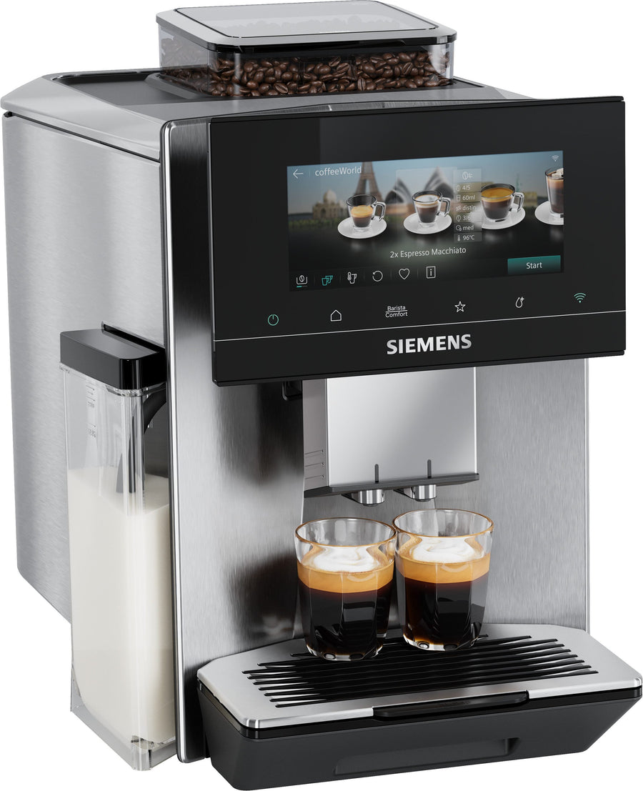 Siemens EQ900 TQ923E43 Kaffeevollautomat – Doppeltassenfunktion, XL-Getränke Groß