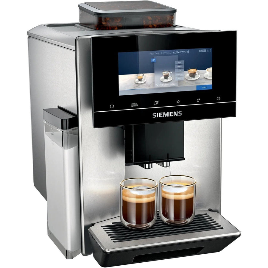 Siemens EQ.900 Kaffeevollautomat mit 6,8" Touchscreen, 10 Benutzerprofilen und App-Steuerung